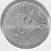 Francie - 50 centimes 1865 A