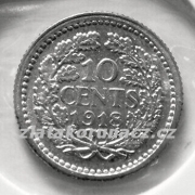Holandsko - 10 cents 1918