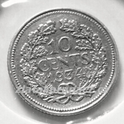 Holandsko - 10 cents 1934
