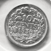 Holandsko - 10 cents 1938