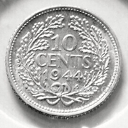 Holandsko - 10 cents 1944
