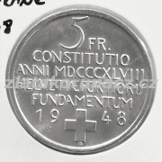 Švýcarsko - 5 frank 1948 B 