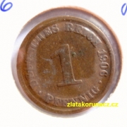 Německo - 1 Reich Pfennig 1906 A