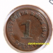 Německo - 1 Reich Pfennig 1912 D