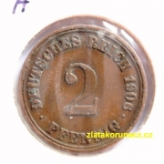 Německo - 2 Reich Pfennig 1906 A