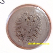 Německo - 5 Reich Pfennig 1875 F