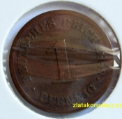 Německo - 1 Reich Pfennig 1889 D