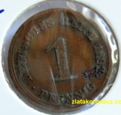 Německo - 1 Reich Pfennig 1892 G