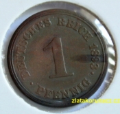Německo - 1 Reich Pfennig 1893 E