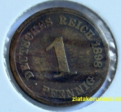 Německo - 1 Reich Pfennig 1898 F