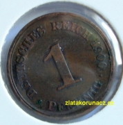 Německo - 1 Reich Pfennig 1900 A