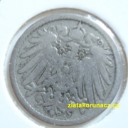 Německo - 5 Reich Pfennig 1893 J