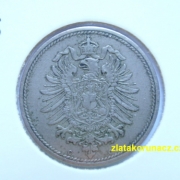 Německo - 10 Reich Pfennig 1875 C