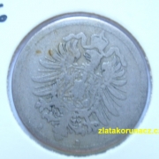 Německo - 10 Reich Pfennig 1876 B