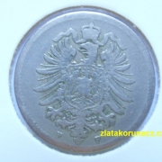 Německo - 10 Reich Pfennig 1876 F