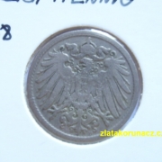 Německo - 10 Reich Pfennig 1898 D
