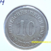 Německo - 10 Reich Pfennig 1903 A