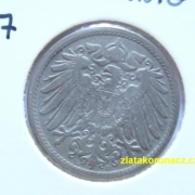 Německo - 10 Reich Pfennig 1907 D