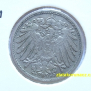 Německo - 10 Reich Pfennig 1911 F