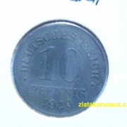 Německo - 10 Pfennig Reich 1920