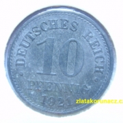 Německo - 10 Pfennig Reich 1921
