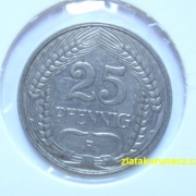 Německo  - 25 Reich Pfennig 1912 A 