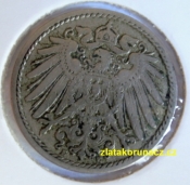 Německo - 5 Reich Pfennig 1893 E