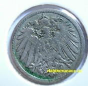 Německo - 5 Reich Pfennig 1894 J
