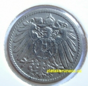 Německo - 5 Reich Pfennig 1903 D