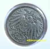 Německo - 5 Reich Pfennig 1909 F