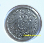 Německo - 5 Reich Pfennig 1910 F