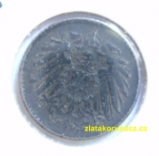 Německo - 5 Reich Pfennig 1915 F