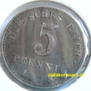 Německo - 5 Reich Pfennig 1918 A