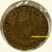 Německo - 1 Reichspfennig 1930 F