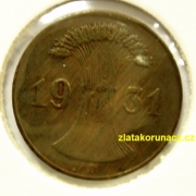 Německo - 1 Reichspfennig 1931 D