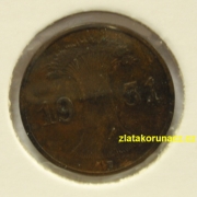 Německo - 1 Reichspfennig 1931 F