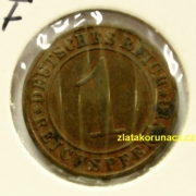 Německo - 1 Reichspfennig 1935 F