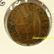 Německo - 1 Reichspfennig 1935 G