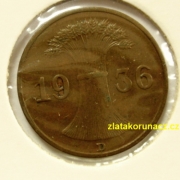 Německo - 1 Reichspfennig 1936 D