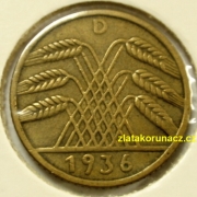 Německo - 5 Reichspfennig 1936 D