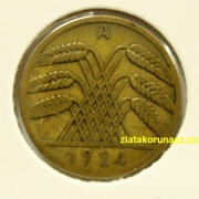 Německo - 10 Reichspfennig 1924 A