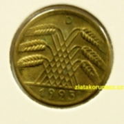 Německo - 10 Reichspfennig 1925 D