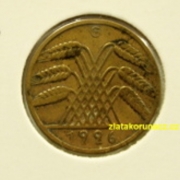 Německo - 10 Reichspfennig 1926 G