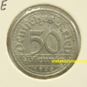 Německo - 50 Pfennig Reich 1920 E