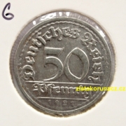 Německo - 50 Pfennig Reich 1921 G