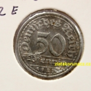 Německo - 50 Pfennig Reich 1922 E