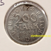 Německo - 200 Mark 1923 D