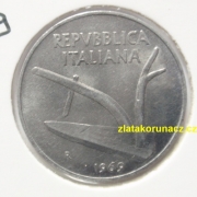 Itálie - 10 lir 1969 R