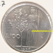 Itálie - 100 lir 1957 R