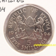 Keňa - 5 shilling 1994